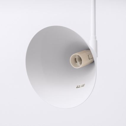 Аплик NOX 1xE14/10W/230V бял