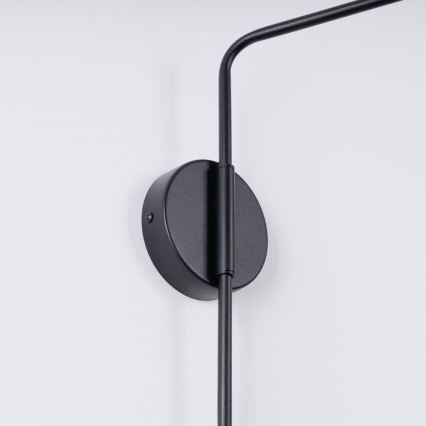 Аплик NOX 1xE14/10W/230V черен