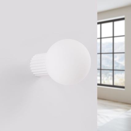 Аплик за баня HALO 1xG9/8W/230V Ø 12 см IP44 бял