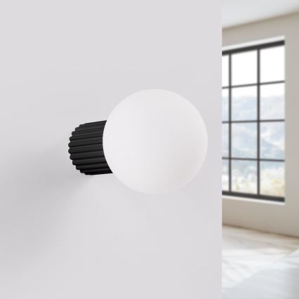Аплик за баня HALO 1xG9/8W/230V Ø 12 см IP44 черен