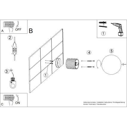 Аплик за баня HALO 1xG9/8W/230V Ø 12 см IP44 черен