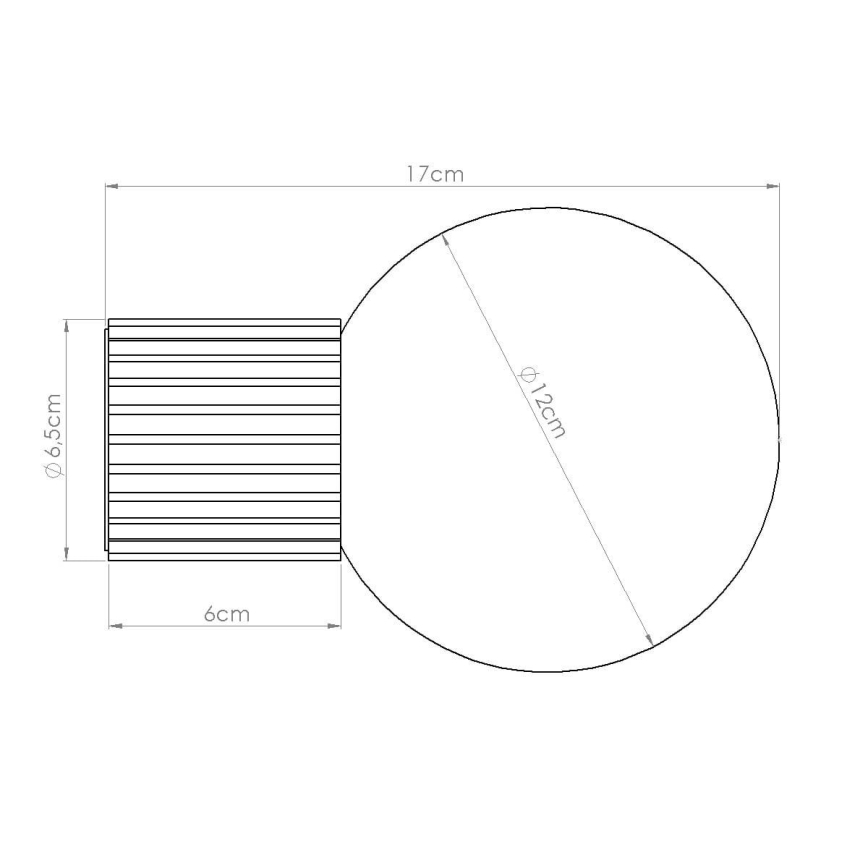Аплик за баня HALO 1xG9/8W/230V Ø 12 см IP44 оранжев
