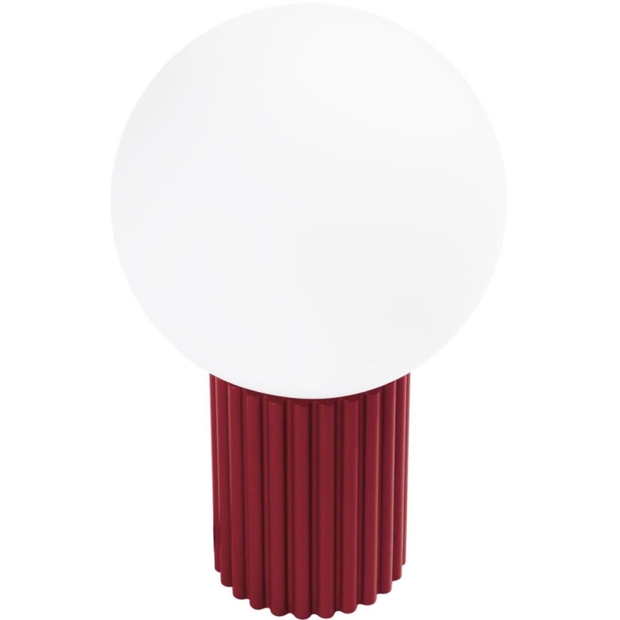 Настолна лампа HALO 1xG9/8W/230V Ø 12 см червен