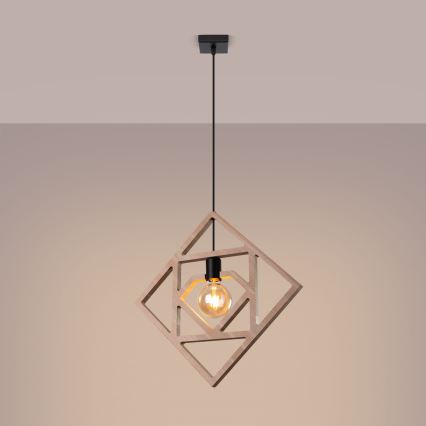 Пендел CARO 1xE27/15W/230V бук