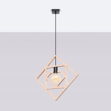 Пендел CARO 1xE27/15W/230V бук