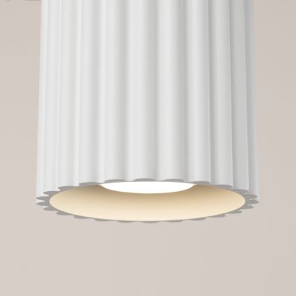 Точково осветително тяло AURA 1xGU10/10W/230V Ø 10 см бяло