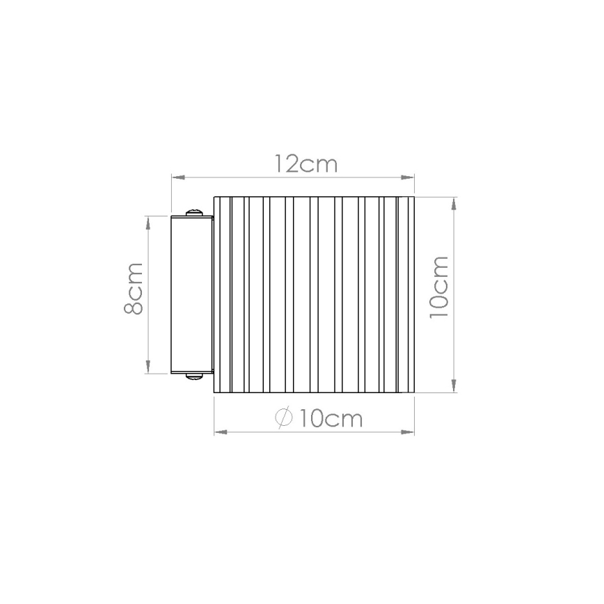 Аплик AURA 1xG9/10W/230V бял