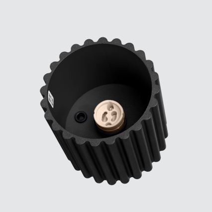 Точково осветително тяло AURA 1xGU10/10W/230V 10 см черно