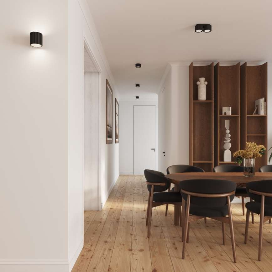 Спот AURA 1xGX53/10W/230V 6 cm черен