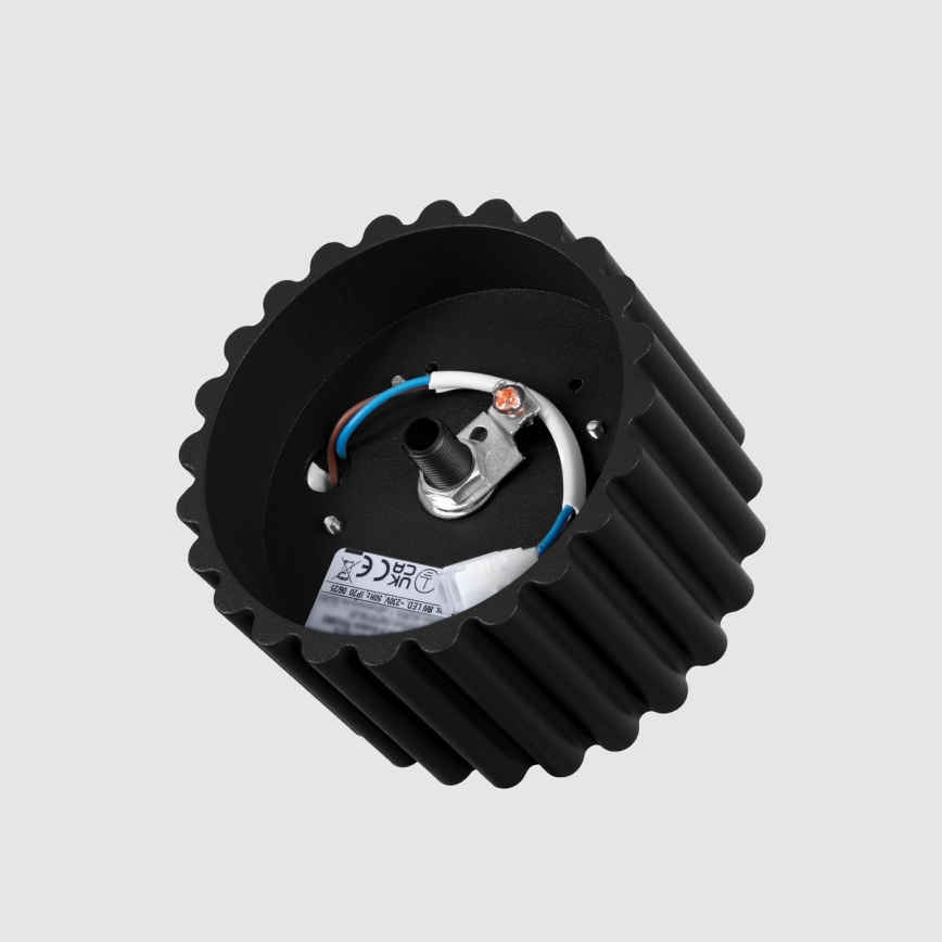 Точково осветително тяло AURA 1xGX53/10W/230V Ø 10 см, черно