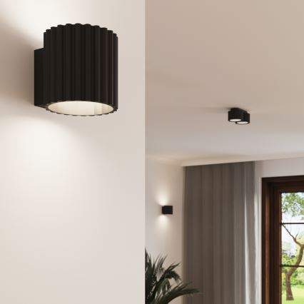 Точково осветително тяло AURA 2xGX53/10W/230V черно
