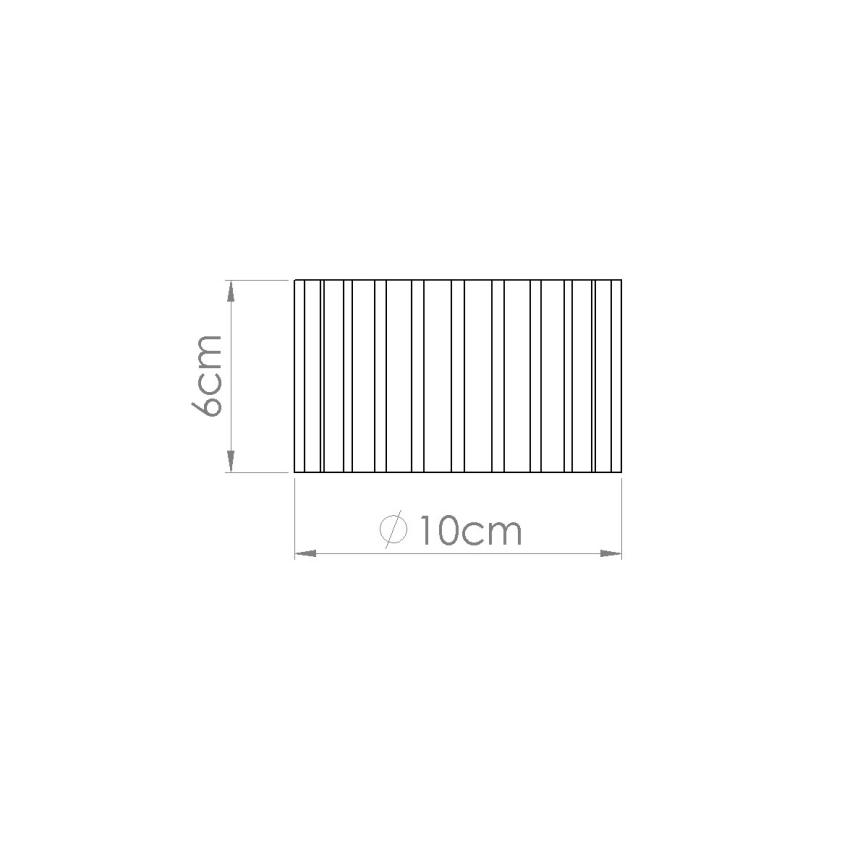 Точково осветително тяло AURA 1xGX53/10W/230V, Ø 10 cm, кремаво