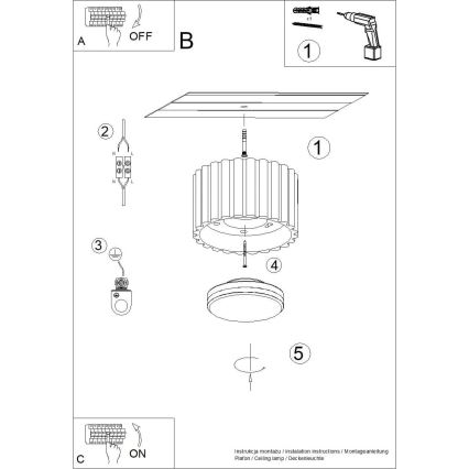 Точково осветително тяло AURA 1xGX53/10W/230V, Ø 10 cm, кремаво