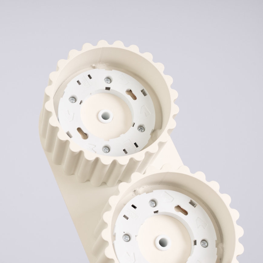 Спот осветително тяло AURA 2xGX53/10W/230V кремаво