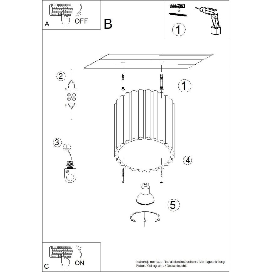 Точково осветително тяло AURA 1xGU10/10W/230V 10 cm зелено