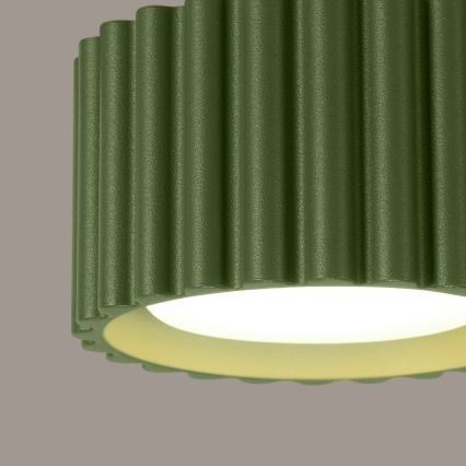 Точково осветително тяло AURA 1xGX53/10W/230V Ø 10 см, зелено