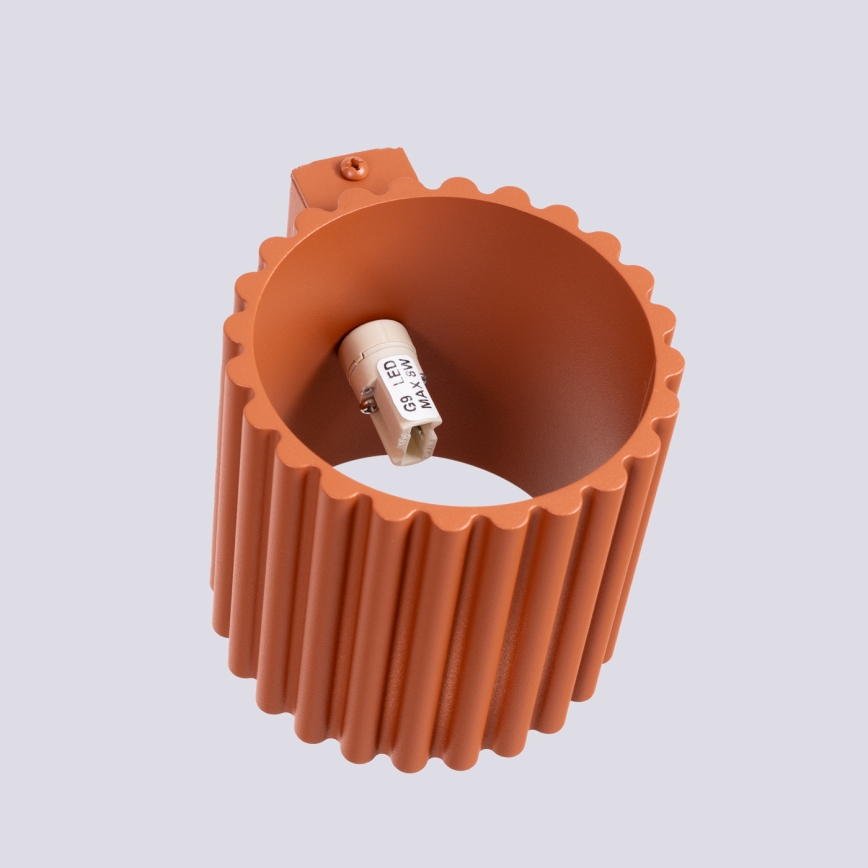 Стенно осветително тяло AURA 1xG9/10W/230V оранжево