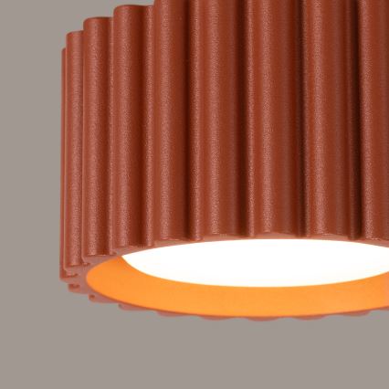 Точково осветително тяло AURA 1xGX53/10W/230V Ø 10 см оранжево