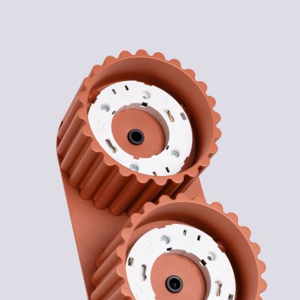 Точково осветително тяло AURA 2xGX53/10W/230V оранжево