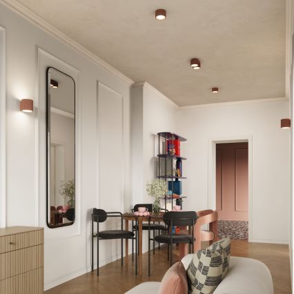 Точково осветително тяло AURA 1xGX53/10W/230V 6 см кафяво