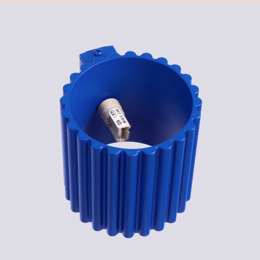 Настенно осветително тяло AURA 1xG9/10W/230V синьо