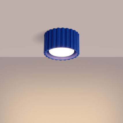 Точково осветително тяло AURA 1xGX53/10W/230V Ø 10 cm синьо