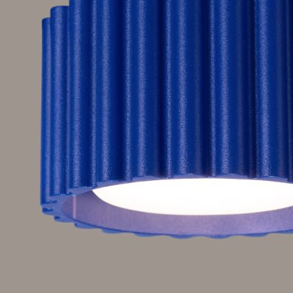 Точково осветително тяло AURA 1xGX53/10W/230V Ø 10 cm синьо