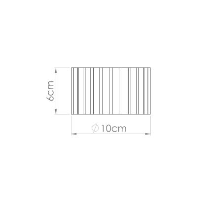 Точково осветително тяло AURA 1xGX53/10W/230V Ø 10 cm синьо