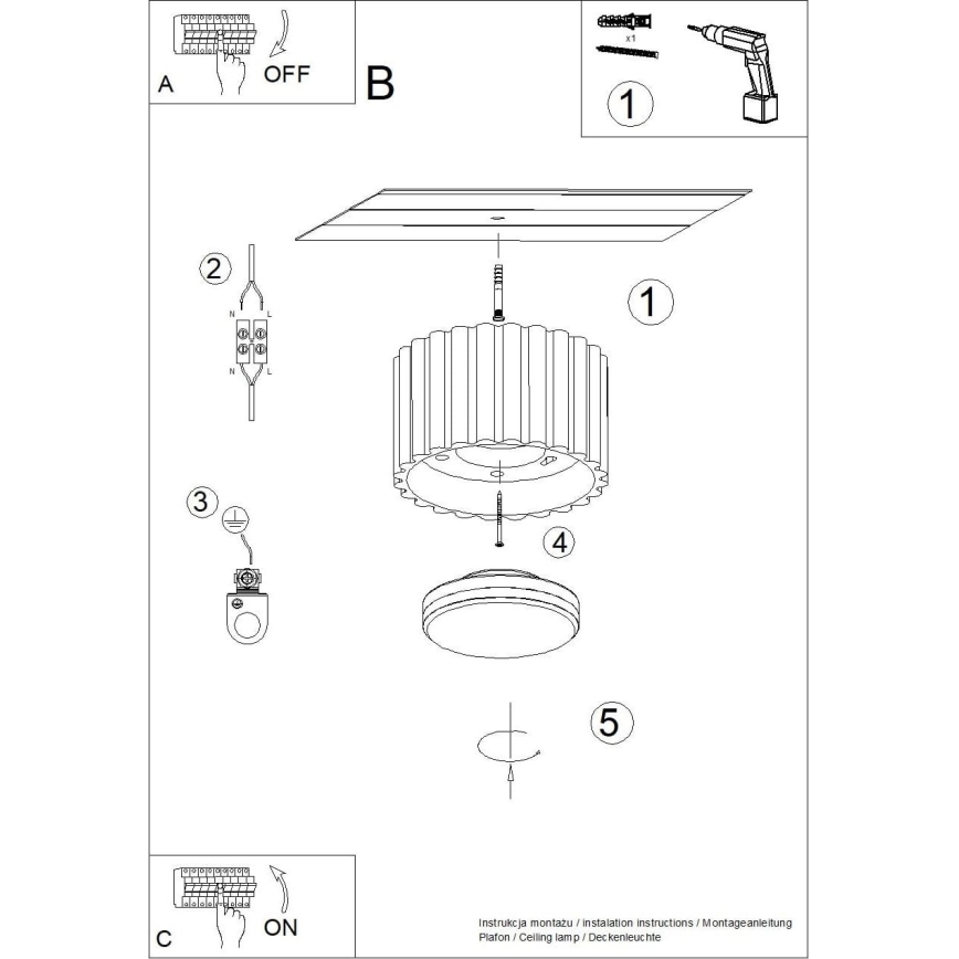 Точково осветително тяло AURA 1xGX53/10W/230V Ø 10 cm синьо