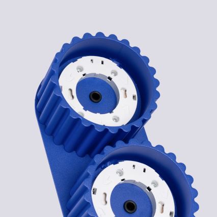 Точково осветително тяло AURA 2xGX53/10W/230V синьо