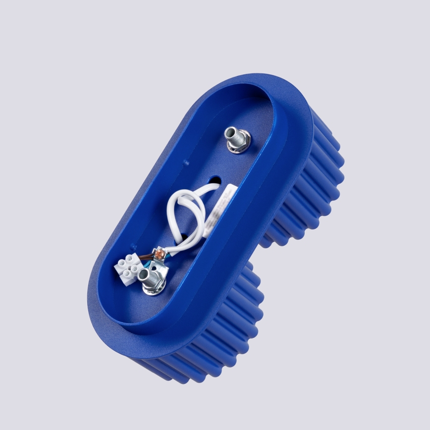 Точково осветително тяло AURA 2xGX53/10W/230V синьо