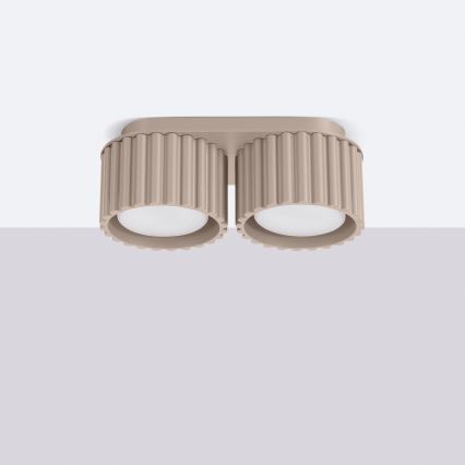 Точково осветително тяло AURA 2xGX53/10W/230V таупе