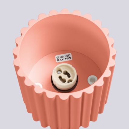 Точково осветително тяло AURA 1xGU10/10W/230V 10 см розово