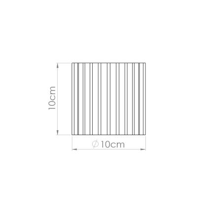 Точково осветително тяло AURA 1xGU10/10W/230V, Ø 10 см, розово