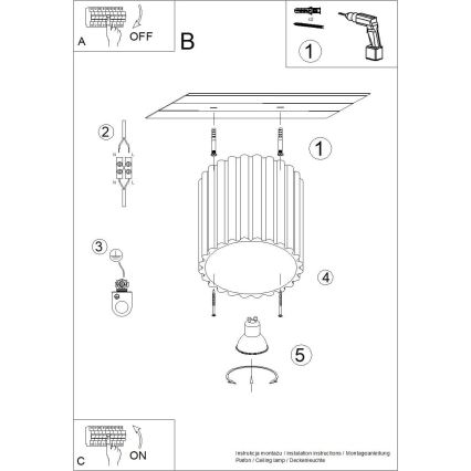 Точково осветително тяло AURA 1xGU10/10W/230V, Ø 10 см, розово