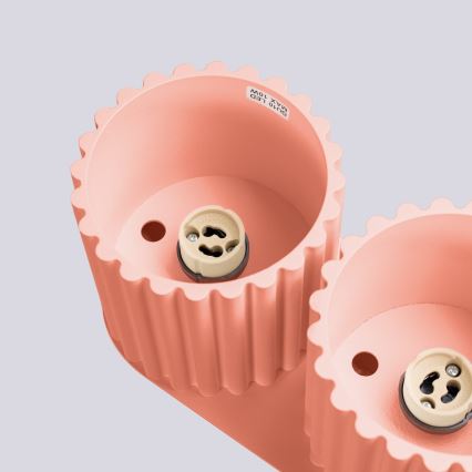 Спот осветително тяло AURA 2xGU10/10W/230V розово