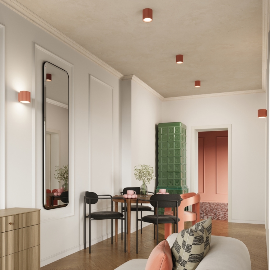 Стенно осветително тяло AURA 1xG9/10W/230V розово