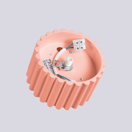 Точково осветително тяло AURA 1xGX53/10W/230V Ø 10 см розово