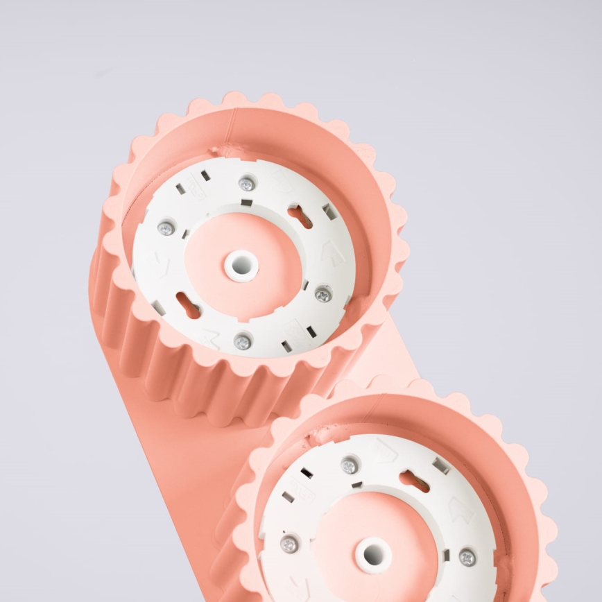 Точково осветително тяло AURA 2xGX53/10W/230V розово