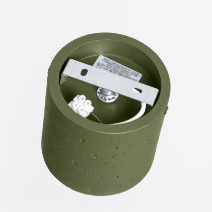 Точково осветително тяло ORBIS 1xGU10/10W/230V бетон/зелен