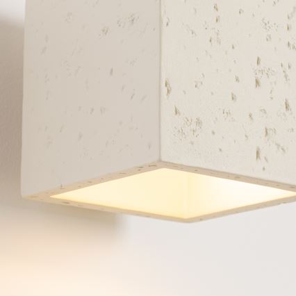 Стенно точково осветително тяло QUAD 1xG9/8W/230V бетон/кремаво