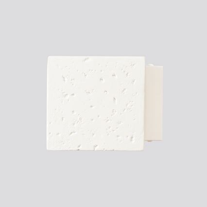 Стенно точково осветително тяло QUAD 1xG9/8W/230V бетон/кремаво