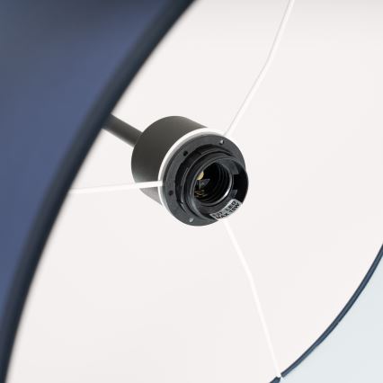 Подвесен полилей NEVIA на кабел, 1x E27 / 15 W / 230 V, Ø 40 см, син