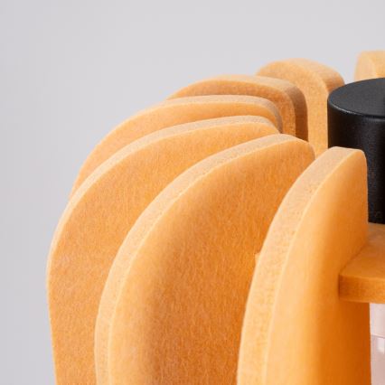 Пендел на кабел MULA 1xE27/15W/230V Ø 27 см жълт