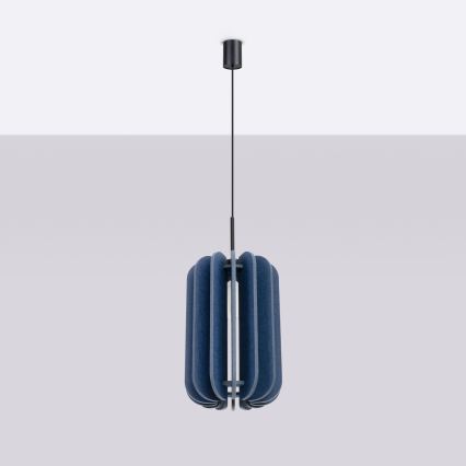 Пендел на кабел MULA 1xE27/15W/230V Ø 27 см, син