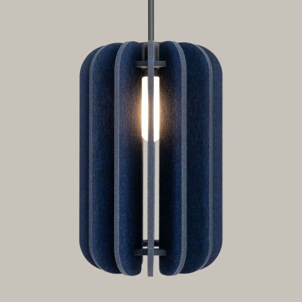 Пендел на кабел MULA 1xE27/15W/230V Ø 27 см, син