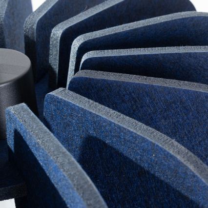 Пендел на кабел MULA, 1xE27/15W/230V, Ø 45 см, син