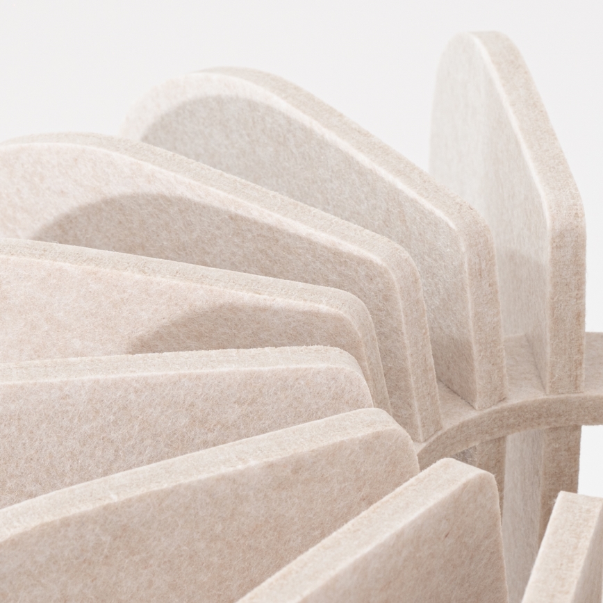 Подова лампа MULA 1xE27/15W/230V кремава