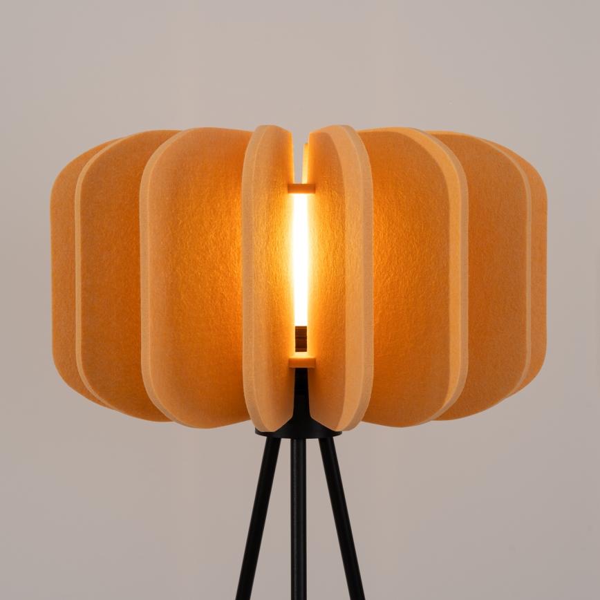 Подова лампа MULA 1xE27/15W/230V жълта