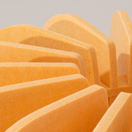 Подова лампа MULA 1xE27/15W/230V жълта